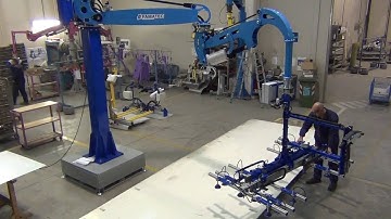 Famatec manipulator for handling metal sheet