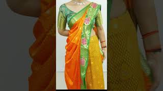 How to wear Heavy Silk saree draping #drape #fashion #fashion