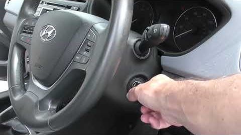 Hyundai i20 2016 Pin Code Reading tutorial