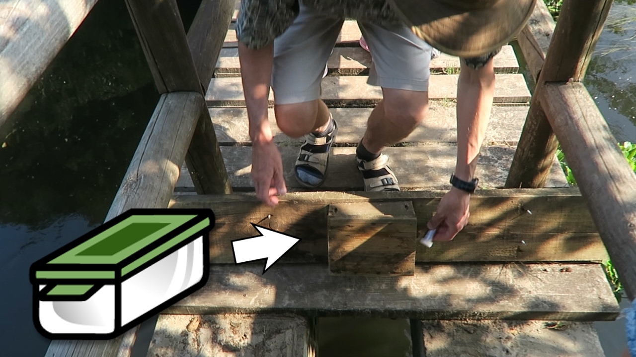 BAC DESSABLEUR - AWESOME GEOCACHE UNDER A BRIDGE! (GC4C28J)