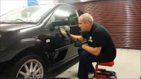 The Car Carer Garage testing a Ceramic protective paint coating. From Ceracoat England. Part 1