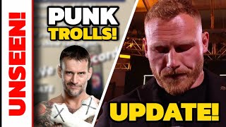 UNSEEN! Ridge Holland Update! CM Punk Trolls AEW! Bayley Shares Texts! Rhea Ripley Speaks! WWE News