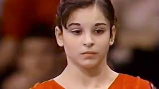 Corina Ungureanu with the top score on floor exercise from the 1997 International Team Championship!