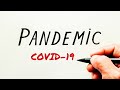 KEREN&quot; Cara Menggambar Pandemic COVID-19 dari kata PANDEMIC