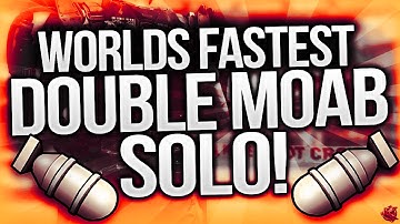 MW3: WORLDS FASTEST DOUBLE MOAB (SOLO)! - Fastest Double MOAB Solo!