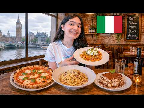 Eating Italian Food for 24 Hours in London 🇮🇹 Food Tour
