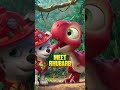 Something cute is coming to the big screen. 🦖 😍 Don't miss Rhubarb in #PAWPatrolMovie on FRIDAY.