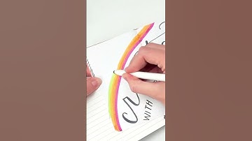 Crayola markers are still some of my favorite! ✨  #calligraphy #lettering #handlettering