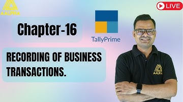 Recording of Business Transaction | Tally GST Training in Raipur | Aalpha Global Institute