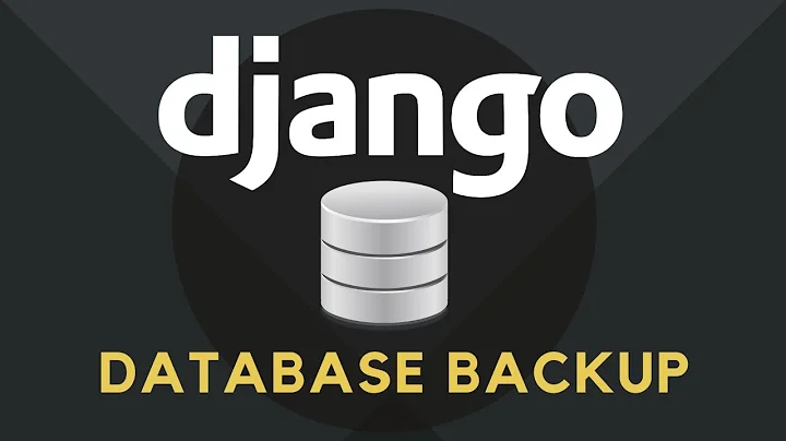 Django database backup and restore + periodic backups