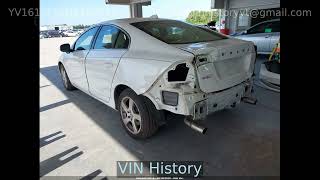 2013 Volvo s60 t5/t5 platinum/t5 premier/t5 premier plus YV1612FS2D2199231
