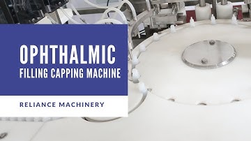 10ml sterile Ophthalmic Solution Filling Capping Machine From China Manufacture RELIANCE