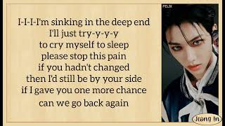 Felix (Stray Kids) - Deep End Lyrics Resimi