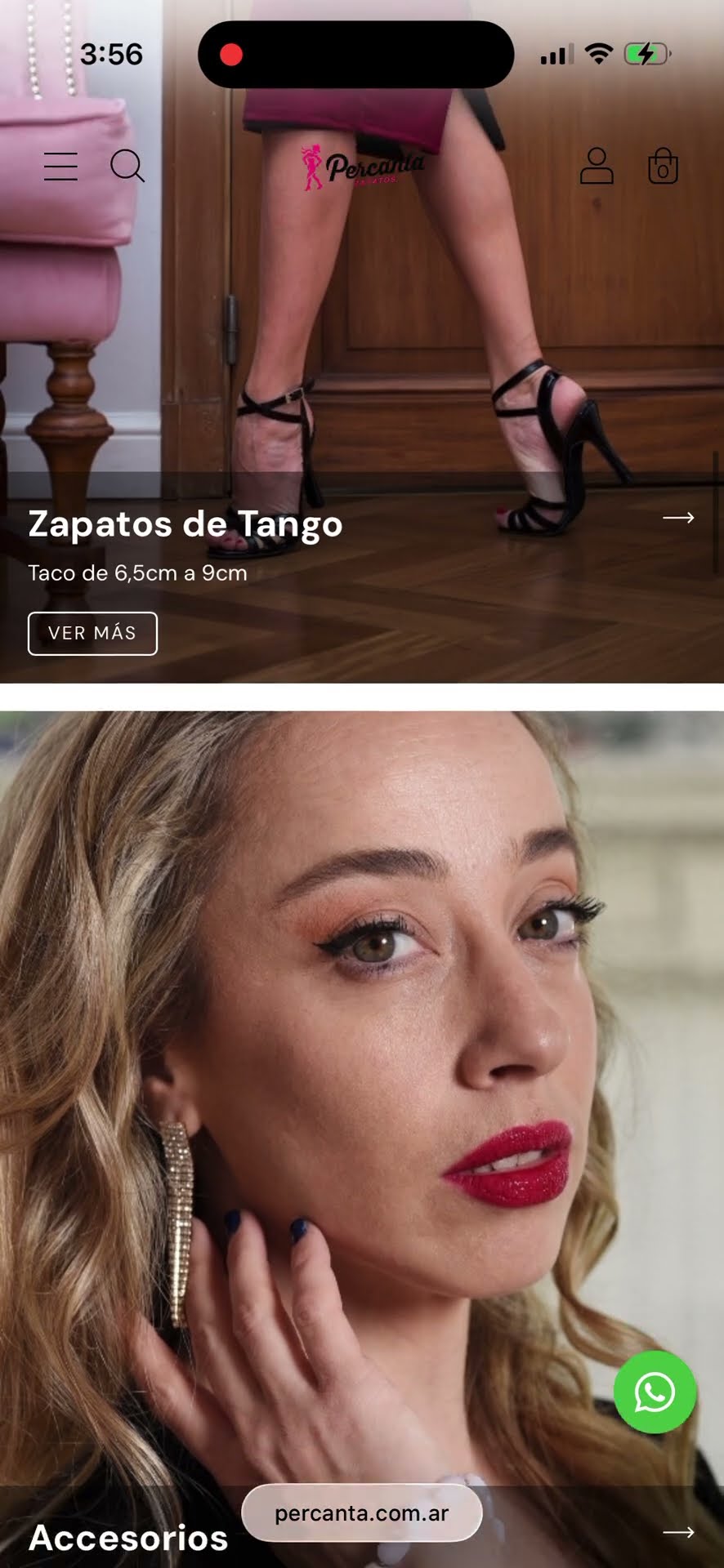Tienda online de Percanta diseñada por Julieta Tiendas Online