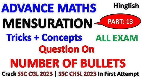 Mensuration Questions for SSC CGL | SSC CHSL | Mensuration Question On Sphere | SSC Exam Prep v13