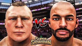 WWE 2K20 - BROCK LESNAR VS RICOCHET | WWE CHAMPIONSHIP | SUPER SHOWDOWN 2020!!