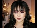 Cranberry Holiday Makeup Tutorial | Vicky Oliva