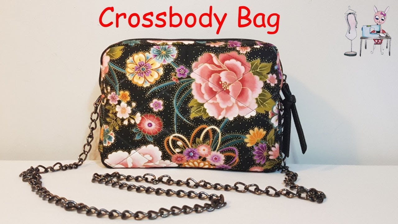 SHOULDER BAG | CROSSBODY BAG | DIY BAG | ZIPPER BAG | BAG SEWING TUTORIAL |COURDRE UN SAC - YouTube