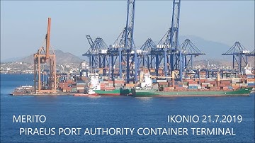 MERITO arrival at Piraeus Container Terminal