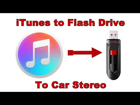 How to quickly move iTunes to a Flash Drive for your car stereo