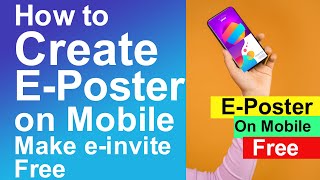 How to make e-poster on mobile | How to make a poster on any Android mobile Free screenshot 5