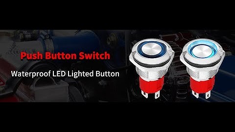 LAS3D-19F-10EM Waterproof Push Button Switch with LED Ring