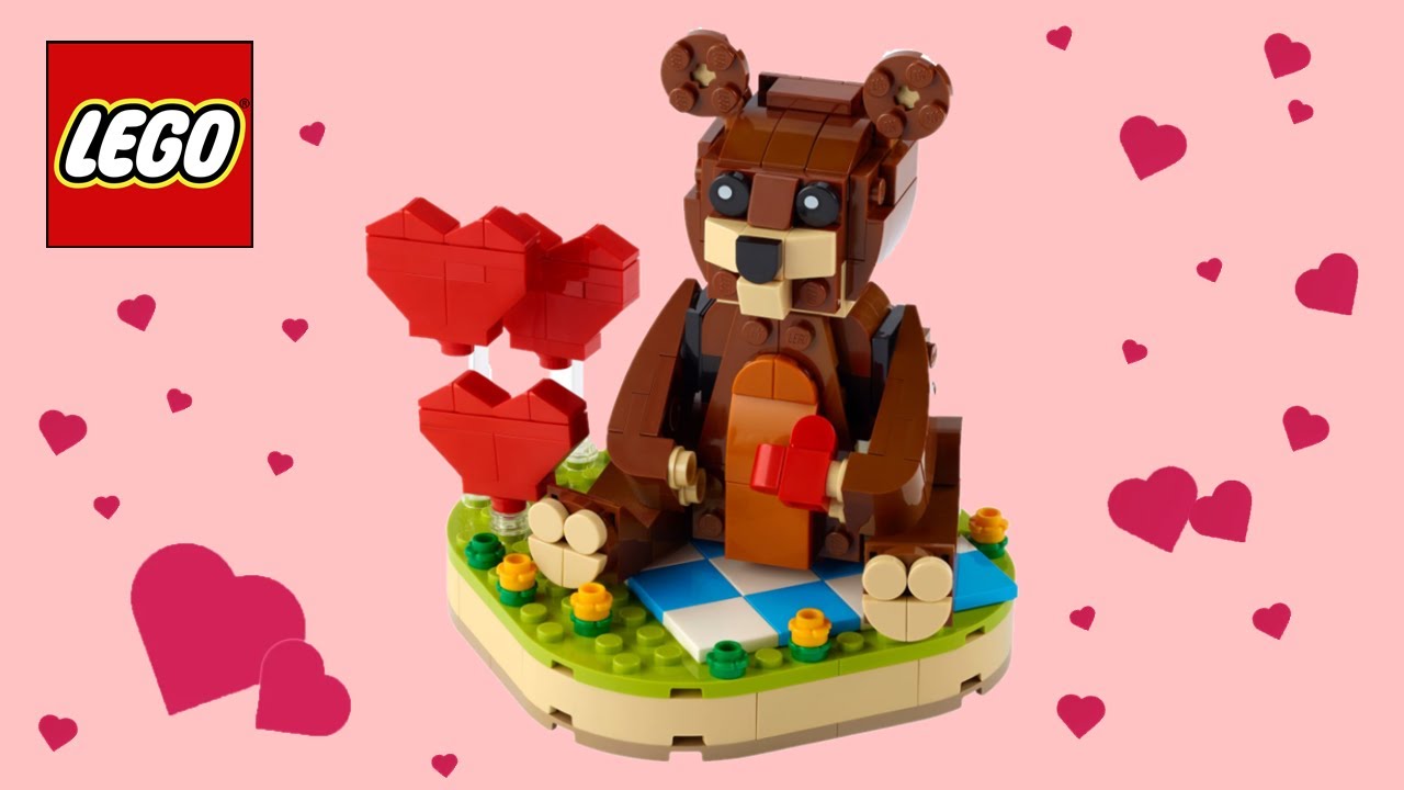 LEGO 40462 Valentine's Brown Bear / 情人節小棕熊 / バレンタインのクマ - Unboxing and Speed Build