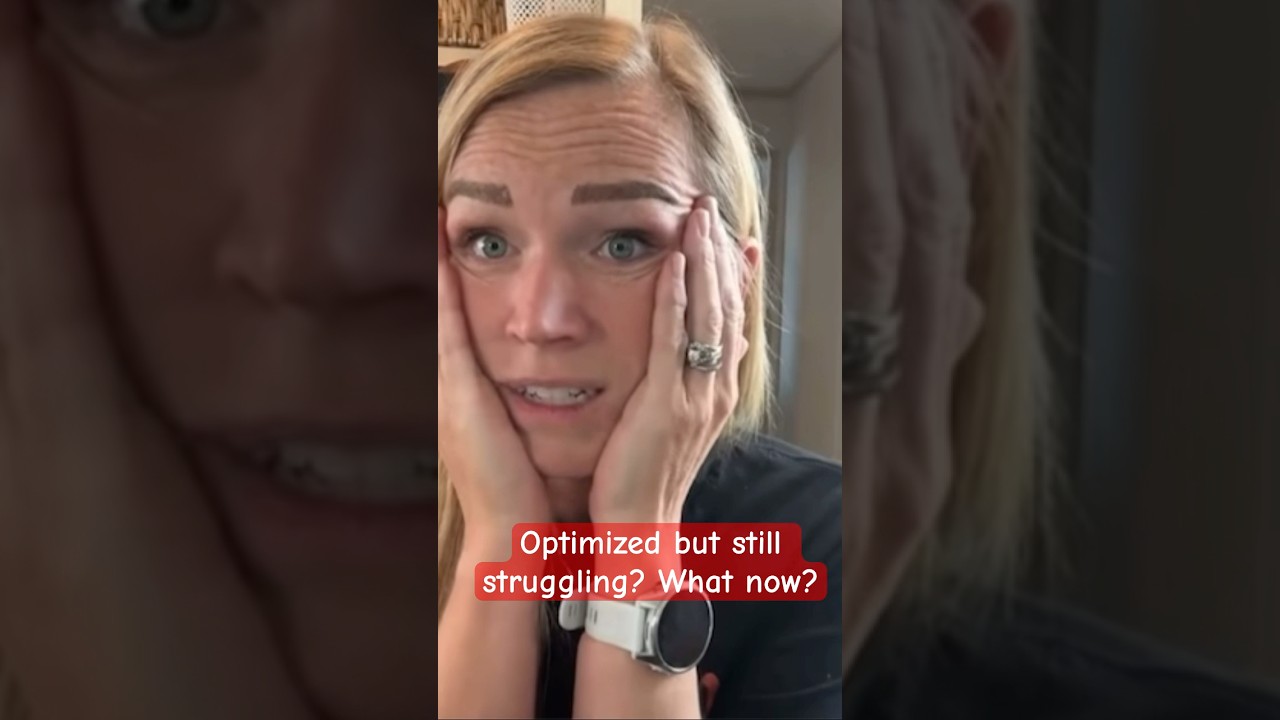 Are you optimized but still struggling? See full video for something amazing @DrAmieHornaman