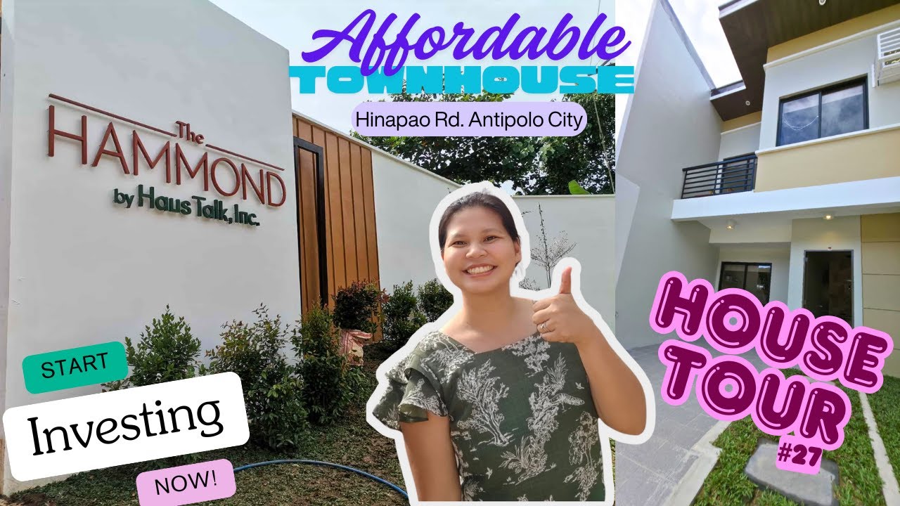 House Tour 27 • Affordable Townhouse For Sale in Antipolo City - THE HAMMOND