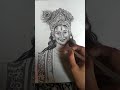 Krishna Drawing #pencilportrsit #painting #likeandsubscribe #shortvideo #art