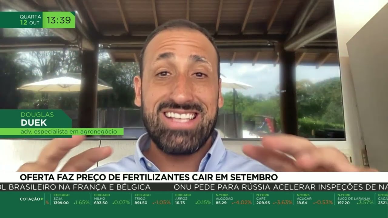 Oferta faz preço de fertilizantes cair em setembro