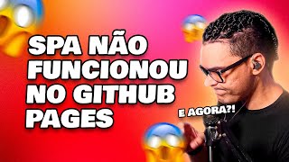 Como resolvi esse problema no GitHub Pages (Single Page Application com vanilla JS)