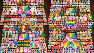 1 Hour Collection Satisfying With Clay Piping Bag Mixing Random Things Into Slime