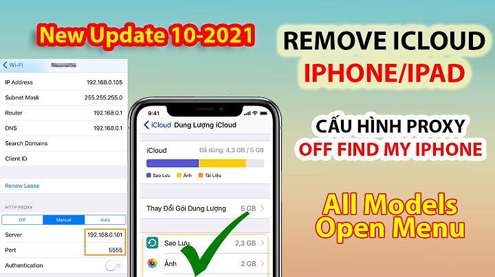 Cài cấu hình và xóa icloud qua Proxy server - Phương pháp xóa icloud proxy mới nhất hiện nay