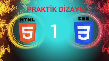 Praktik Dizayn - 1 | HTML və CSS Örnəkləri — Sadədən Profesionallığa