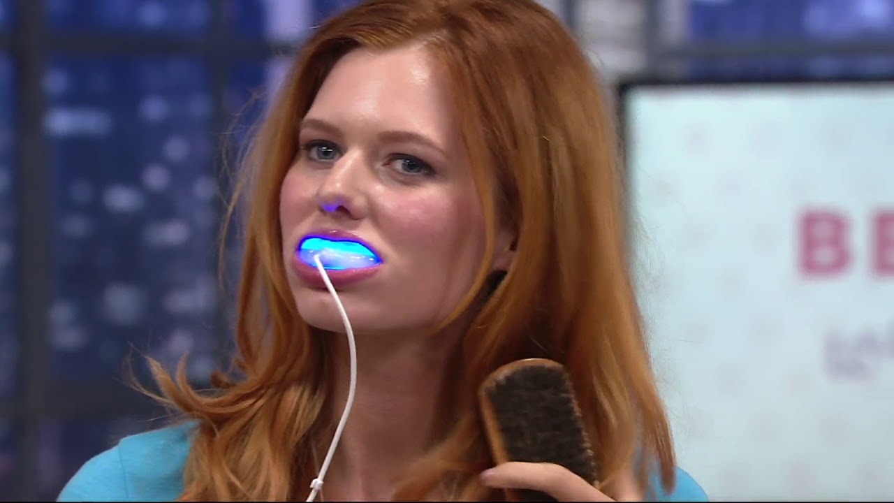 GLO Science Brilliant Teeth Whitening Device on QVC YouTube