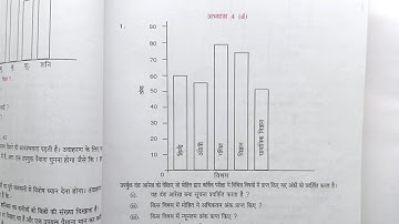 कक्षा 6 गणित (सांख्यिकी) अभ्यास 4d यूपी बोर्ड | ganit kaksha 6 abhyas 4d upboard
