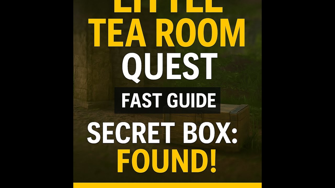 [Atomfall] Little Tea Room Location & Quest Quick Guide - YouTube