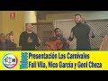  presentacin los carnvales por fali vila nico garca y geni cheza a la guitarra