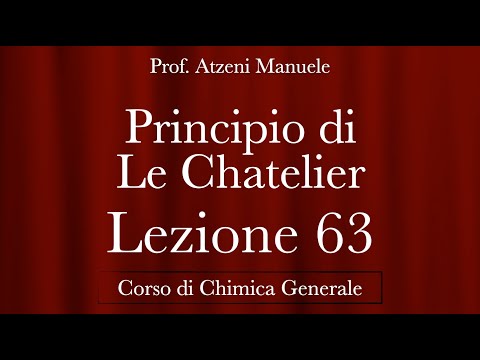 Video: Quali sono i principali esempi di Le Chatelier?