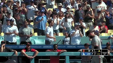 Klay Thompson Going Crazy Dancing For Brother Trayce at Dodgers Game!
