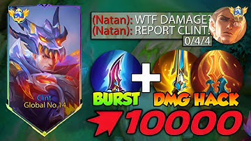 CLINT BEST HIGH DAMAGE HACK BUILD 2025!😱 THIS BUILD IS LITERALLY BROKEN! ( PLS TRY THIS BUILD )