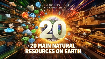 Top 20 Natural Resources and Their Uses | Save Nature | Ultra HDR 4K Learning Video#kidslearning