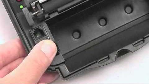 Datamax Oneil 4te thermal receipt printer Paper Loading With Drops