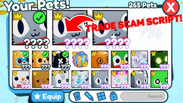 NEW *OP* PET SIMULATOR X TRADE SCAM SCRIPT! | 🎉PIÑATA UPDATE🎉 100% SAFE!