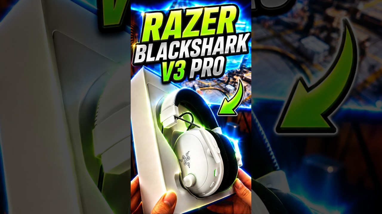 Les MEILLEURS Casques pour ta console PS5 et XBOX ! Le Razer Blackshark V3 Pro (Unboxing)