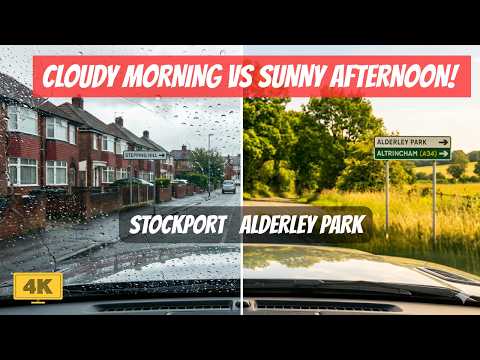 Driving the A34: Stockport, Bramhall & Alderley Park (UK Driving Tour)