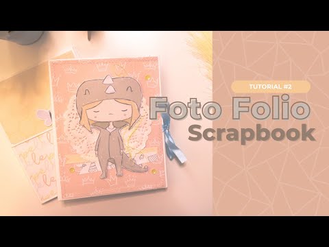 📒 TUTORIAL: HACER un Mini FOTO FOLIO. Parte II | Álbum de Fotos | Scrapbooking