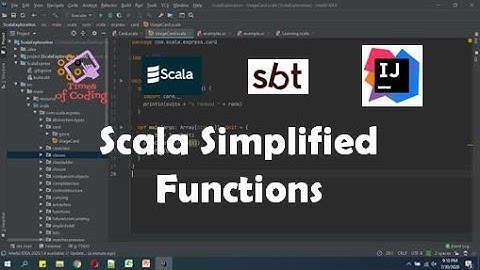 TOC - SCALA Express | 18 Simplified Functions