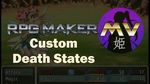 RPGMaker MV: Custom Death States